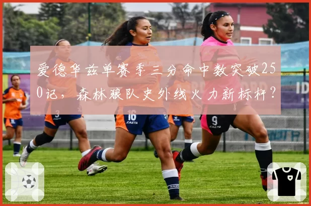 爱德华兹单赛季三分命中数突破250记，森林狼队史外线火力新标杆？
